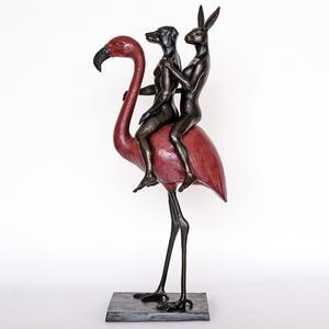 They Liked Doing Things Differently, and This Was Something Else (Bronze Sculpture)