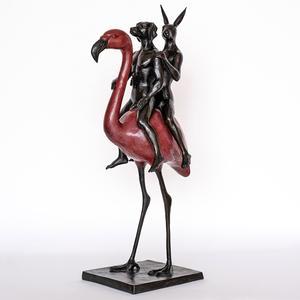 They Liked Doing Things Differently, and This Was Something Else (Bronze Sculpture)