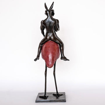 They Liked Doing Things Differently, and This Was Something Else (Bronze Sculpture)