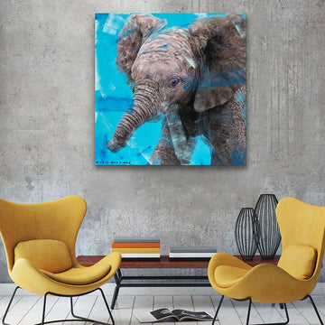 Wild about African elephants (Original Painting)