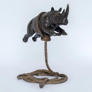 Flying High for the First Time (Bronze Sculpture)