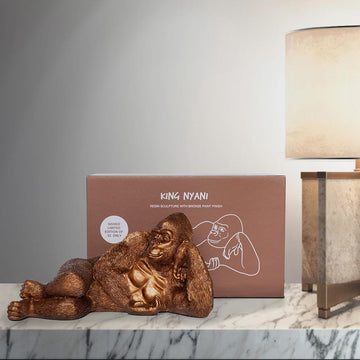 Nyani, the reclining gorilla (Resin Sculpture)