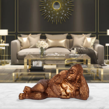 Nyani, the reclining gorilla (Resin Sculpture)
