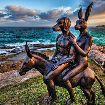 The Travellers Have Arrived (Bronze Sculpture)