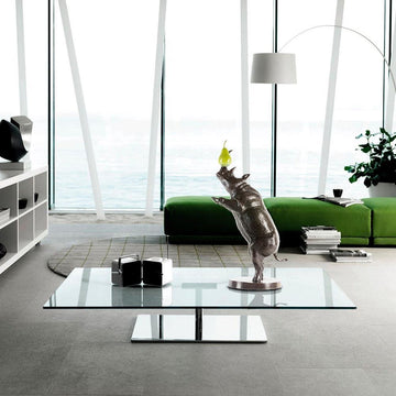 He Was a Rhino of Many Talents and Loved Pears (Bronze Sculpture)