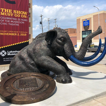 Mastodon (Bronze Sculpture)