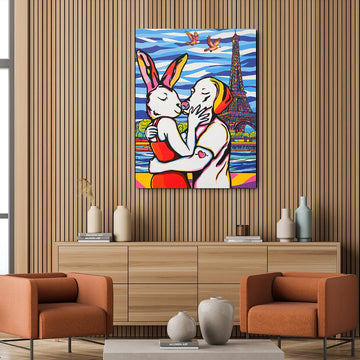 In Love in Paris (Original Painting)