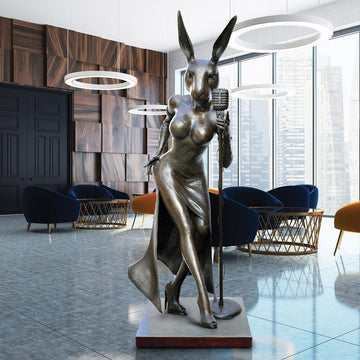 The Celebrity Animal - Jessica Rabbit Rabbit (Bronze Sculpture)