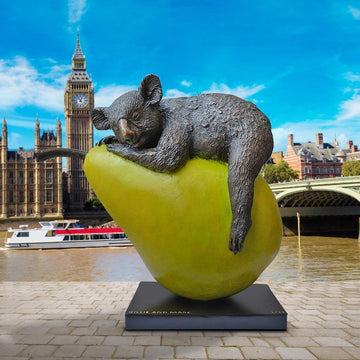 Koalas Will Pear for Life and Love (Bronze Sculpture)