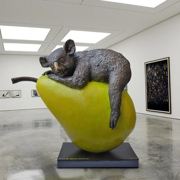 Koalas Will Pear for Life and Love (Bronze Sculpture)