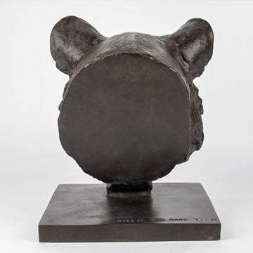 Gahiji the African Lioness Was a Face of the Wild (Bronze Sculpture)