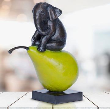 Elephants Will Pair for Life (Bronze Sculpture)