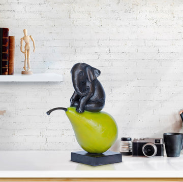 Elephants Will Pair for Life (Bronze Sculpture)