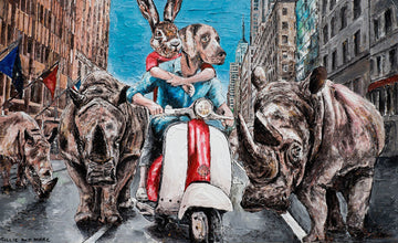 Leading the charge for change (Original Painting)