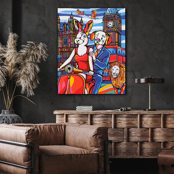 London Lovers (Original Painting)