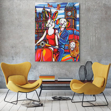 London Lovers (Original Painting)