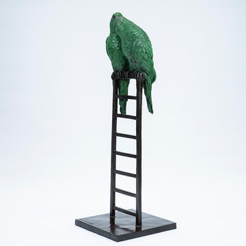 Love Birds Were on a High (Bronze Sculpture)