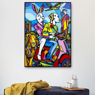 They Had New York in Their Hearts (Original Painting)