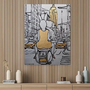 New York Here We Come (Original Painting)