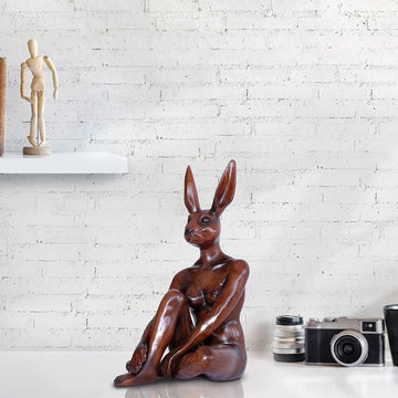 Nature Mini Rabbitwoman (Resin Sculpture)