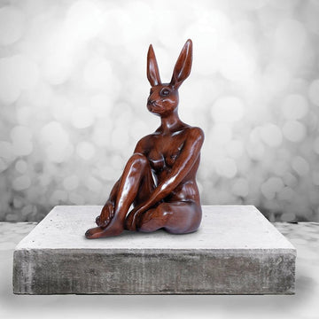 Nature Mini Rabbitwoman (Resin Sculpture)
