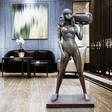 The Celebrity Animal - Pamela Poodle Anderson (Bronze Sculpture)