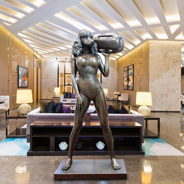 The Celebrity Animal - Pamela Poodle Anderson (Bronze Sculpture)