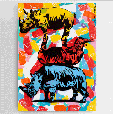 They Had a Friendship That Would Never Be Broken (Original Painting)