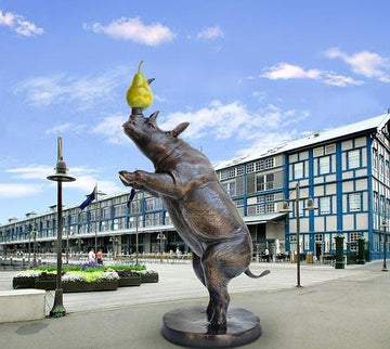 He was about to do the impossible (Bronze Sculpture)