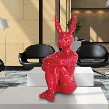 Ruby Rabbit (Fibreglass Sculpture)