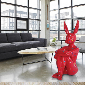 Ruby Rabbit (Fibreglass Sculpture)
