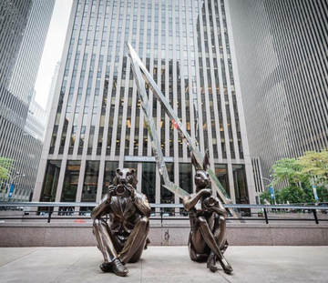 Paparazzi Dogman & Rabbitwoman | Spotted on Sixth Avenue, New York