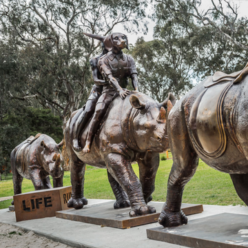 Run For Your Life | Art for endangered animals