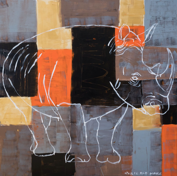 They Were Above This Beautiful Planet (Original Painting)