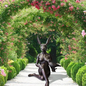 She Thought They Were Unusual Friends (Bronze Sculpture)