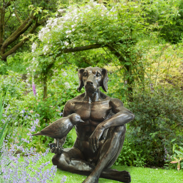 He Thought They Were Unusual Friends (Bronze Sculpture)