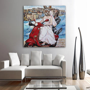 She Was a Bondi Bride (Original Painting)