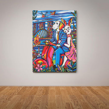 Singapore Lovers (Original Painting)