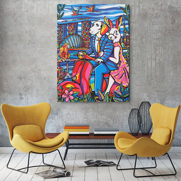 Singapore Lovers (Original Painting)