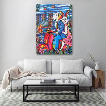 Singapore Lovers (Original Painting)