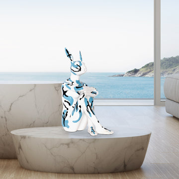 Splash Pop City Bunny (Resin Sculpture)
