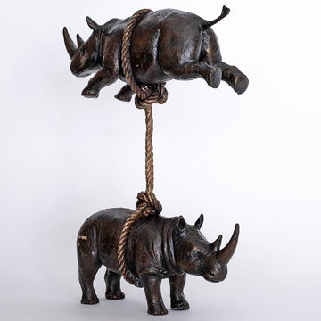 We will support each other (Bronze Sculpture)