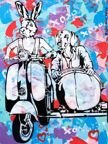 They were always a couple and always would be (Original Painting)