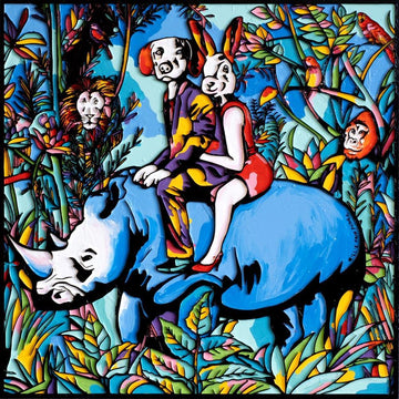 They were jungle lovers (Original Painting)