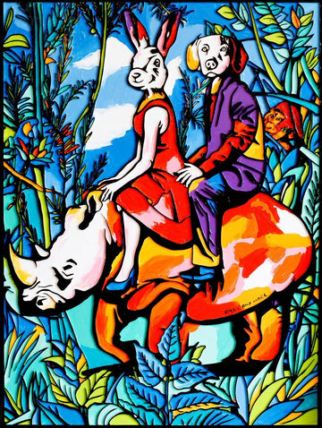 There was love in the jungle (Original Painting)