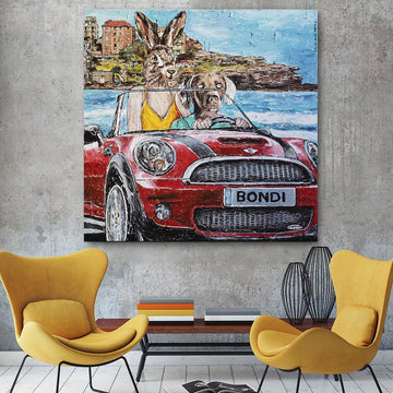 They always said there was something about Bondi that could not be put into words (Original Painting)