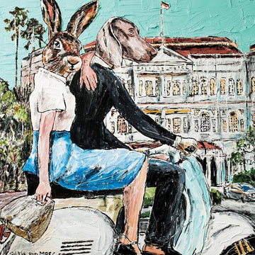 They called Singapore, home away from home (Original Painting)