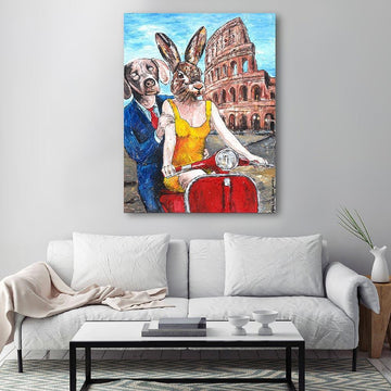 They thought all roads lead to Rome (Original Painting)