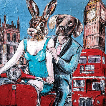 They thought there was no place on earth like London (Original Painting)