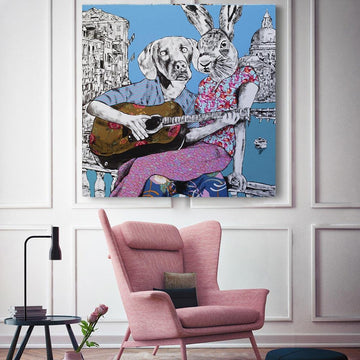 They were born romantics (Original Painting)